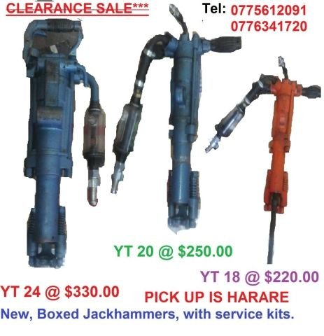YT28 jackhammer (new boxed with full service kit)