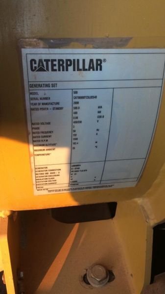 C15 Caterpillar Generator