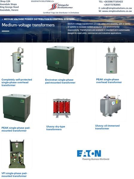 Eaton Medium Voltage Transformers